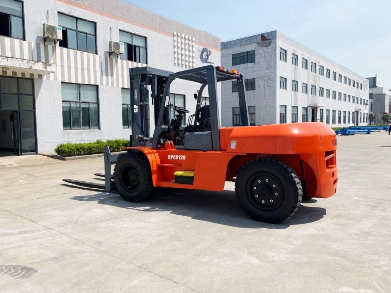 China Forklift Gp Brand High Quality 25ton Lift Height 3.5m with Cab Fork Lenght 1800mm 2 Stage Mast Dieseal Forklift Truck