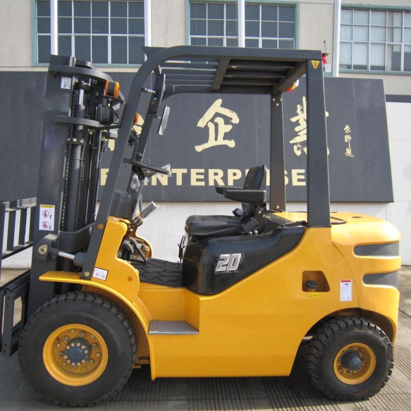 China 2t 3m Height Mini Diesel Huahe Hh20z Small Forklift