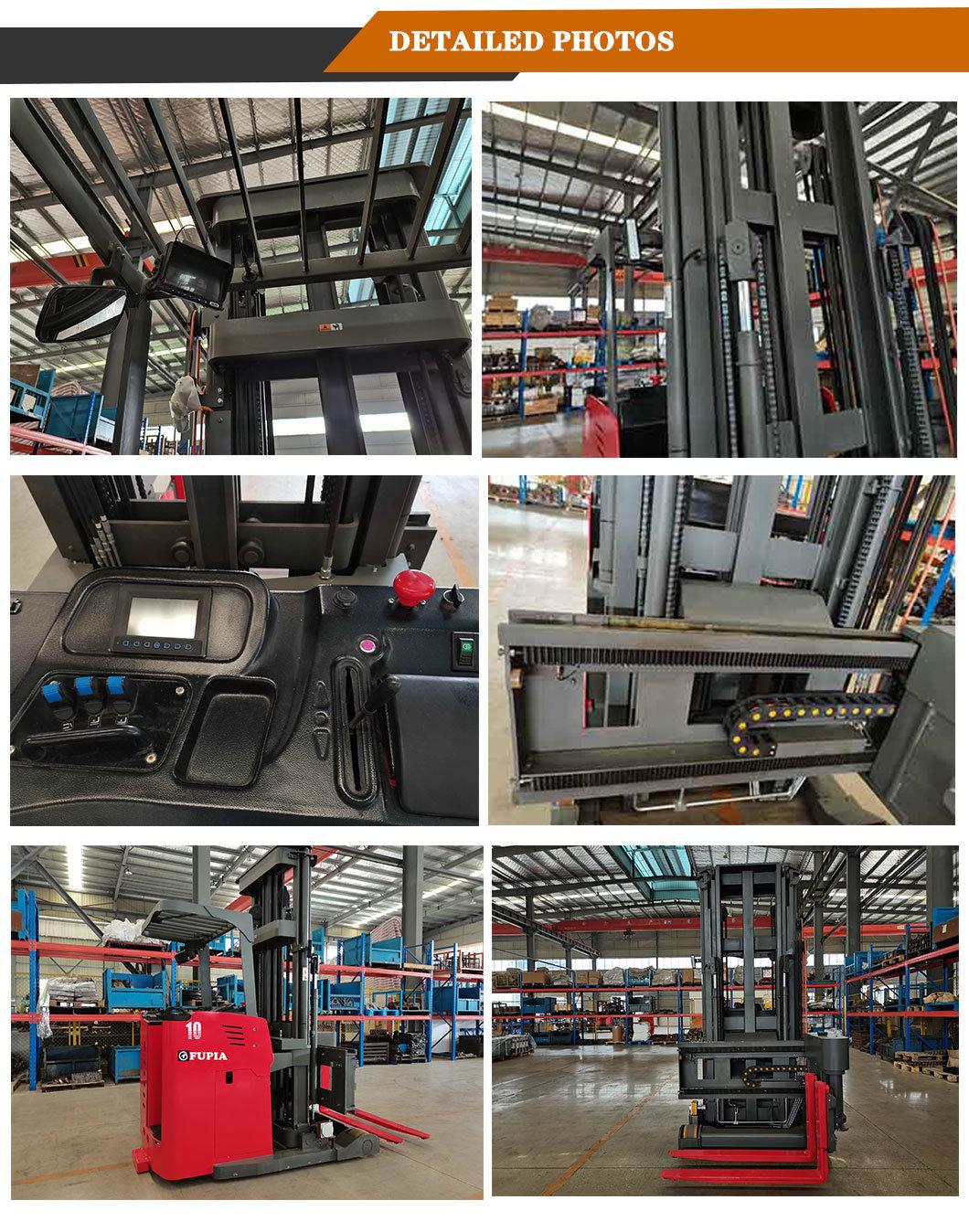 High Durable China Vna Truck 1 Ton 1.5 Ton Electric Reach Forklift Trucks for Sale