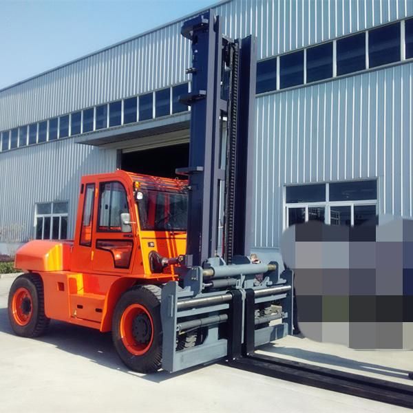 Heavy Duty Forklifts 8.0t / 10t Diesel Forklift with Original with Duplex 4.5m Mast