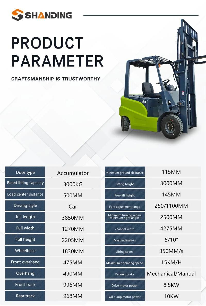 Forklift Electric Forklift 1.5 Ton Truck Price Electric Forklift