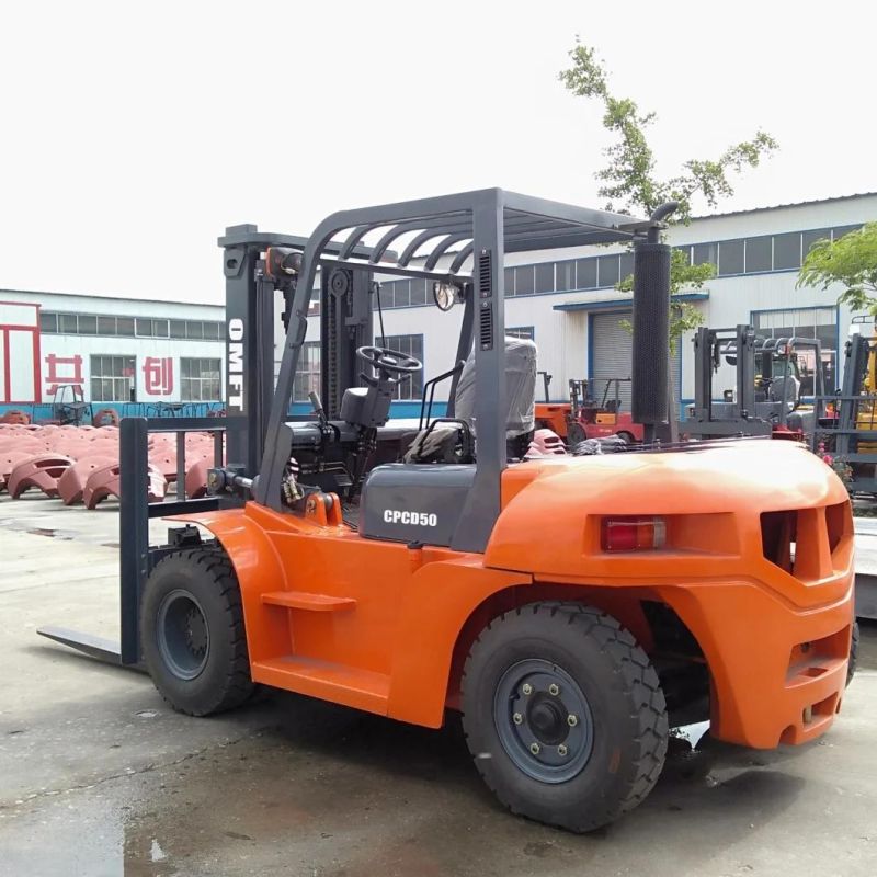 5ton Diesel Forklift with Chinese or Japanese Engine 3m 3.5m 4m 4.5m 5m 5.5m 6m Mast