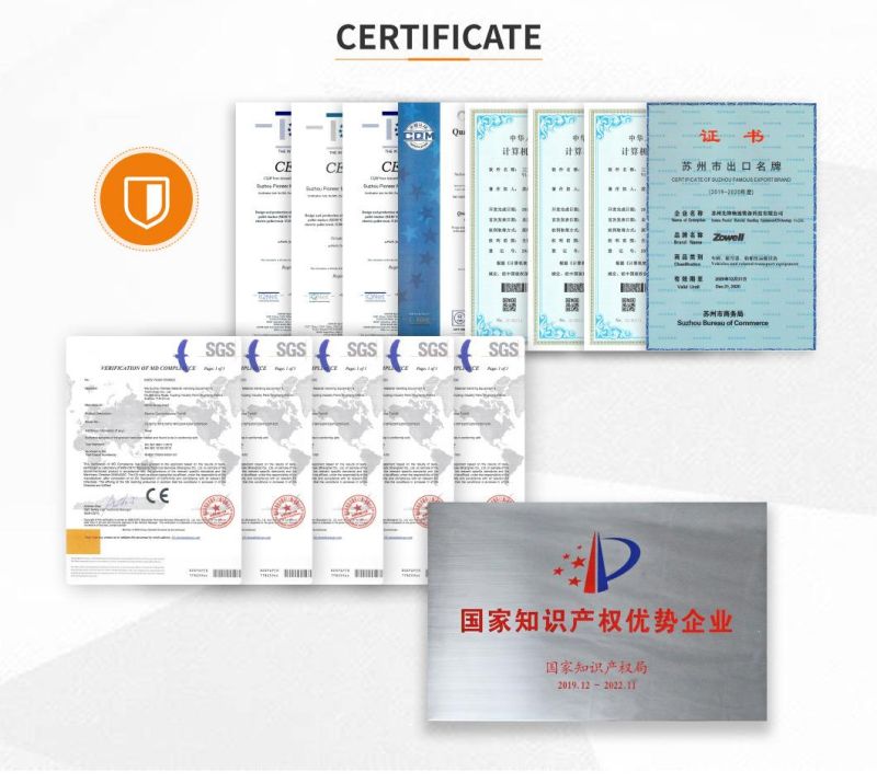Zowell Frb20 Standing on Full AC Motor Electric Reach Truck Forklift CE ISO9001 Mast 9000mm with Lithium Battery