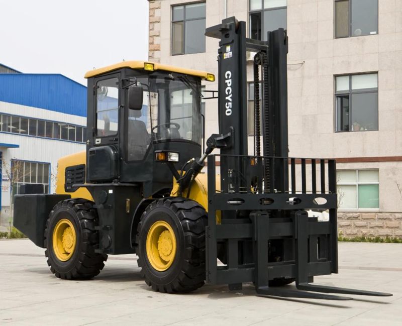 5ton Rough Terrain Forklift with Desert Configuration
