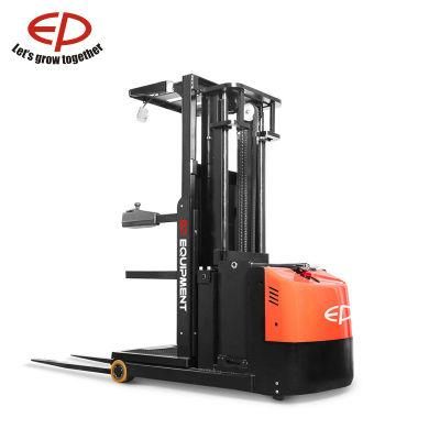 1000kg Compact Design Electric Order Picker Stacker with AC Motor