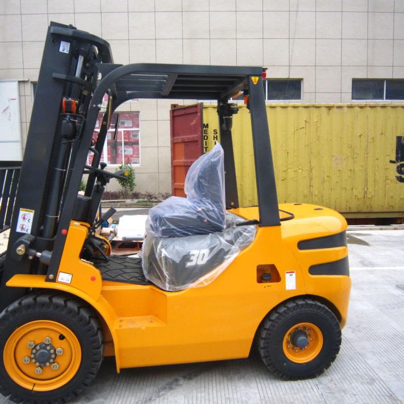 Huahe 3m Lifting Height 3 Ton Mini Diesel Forklift Hh30z in Stock