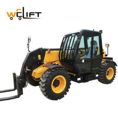 Welift 3.5ton 7m All Terrain Telehandler with Agricultural Bucket