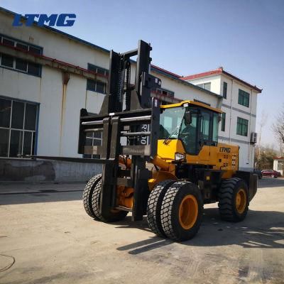 Ltmg 4 Wheel Drive Large ATV Forklift Trucks 10 Ton All Rough Terrain Forklift for Sale
