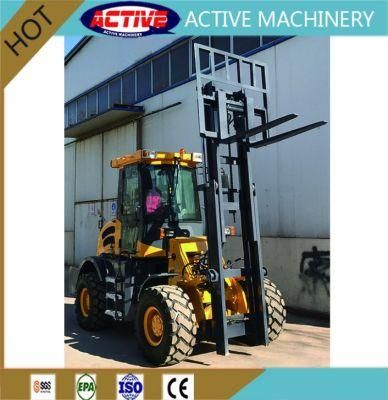 Hot Sale 3ton Terrain Forklift with Powerful Performance