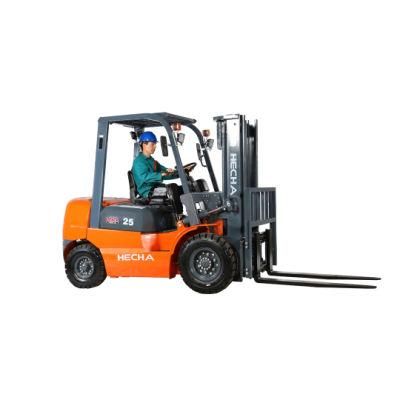 2.5ton Forklift Diesel Forklift New Factory Price 3m Mast Engine 2500kg