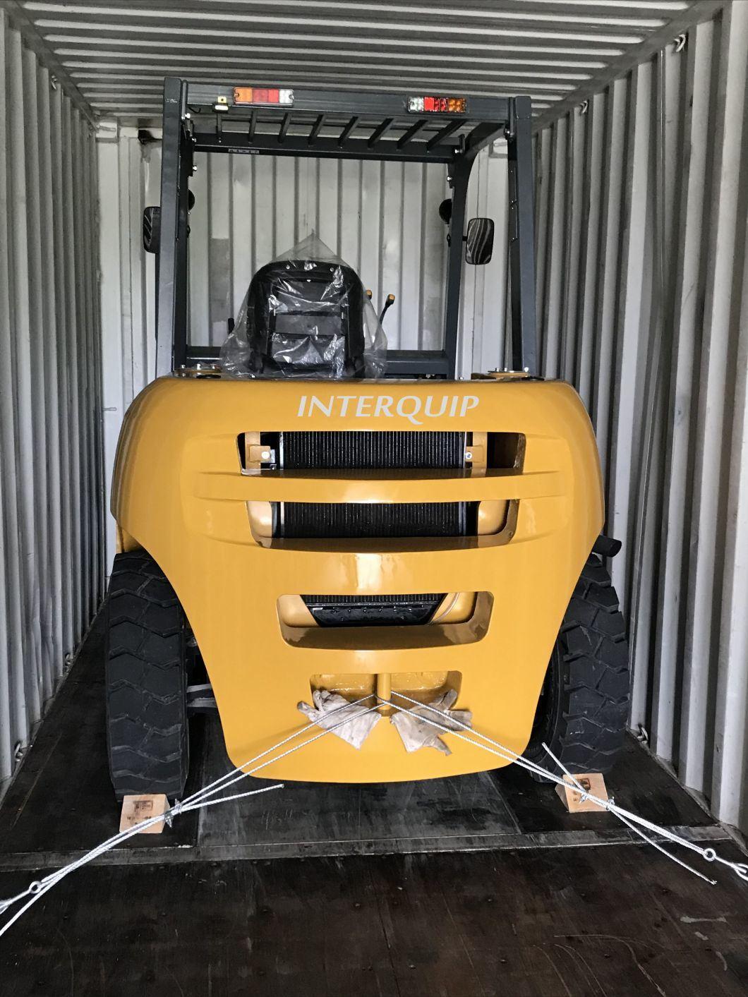 Interquip China 5 Tons, 7 Tons, 10 Tons Diesel Forklift Truck Equip with Chaochai/Isuzu/Mitsubishi Engine.