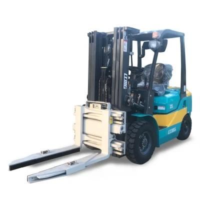 Gabelstapler Hydraulic Forklift 2000kg 2500kg 2 Ton 2.5 Ton 3 Tones Diesel Forklift with Block Clamp