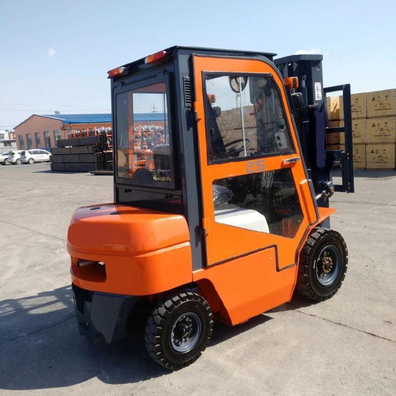 Strong 2.5 Ton Diesel Forklift with Japanese Isuzu C240 Engine