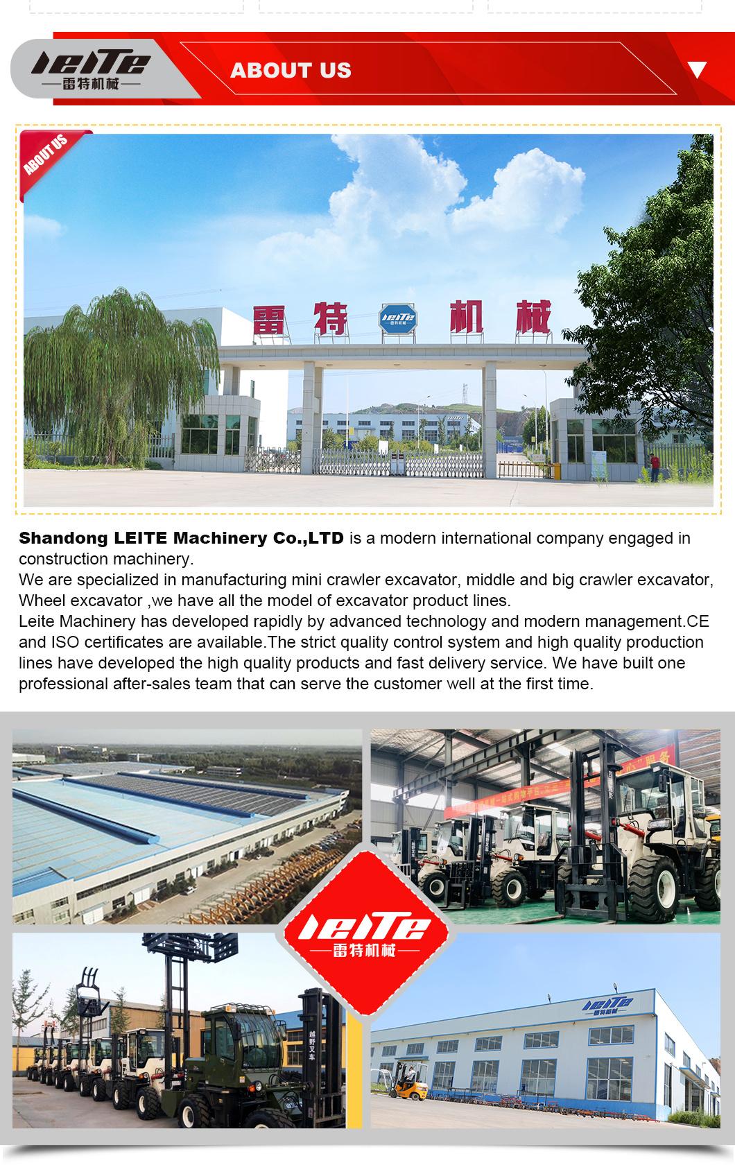 Mountain Crane Loader Internal Combustion Four-Wheel Drive Cross-Country Forklift 5 Tons Diesel Forklift Hydraulic Forklift