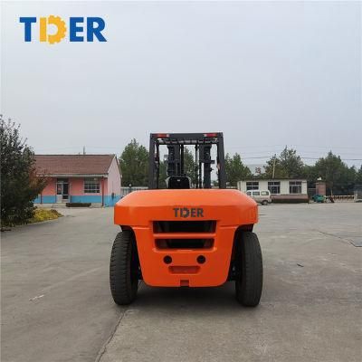 China Tder 10 Ton for Sale 10t Diesel Forklift with Good Price