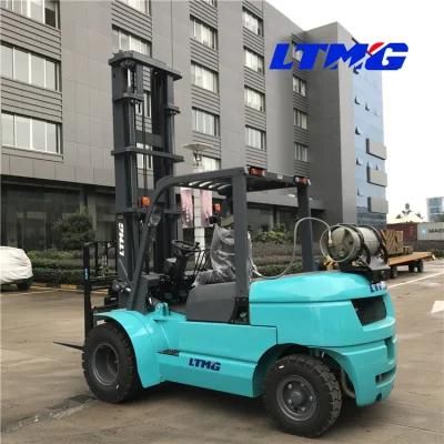 Ltmg 5 Ton LPG Gasoline Forklift with 6m Lifting Height