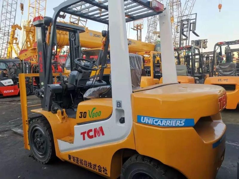 2.5t Fd30t6 Used Tcm Diesel Forklift Equipment Japan Toyota Handling Machinery Isuzu Engine Gasoline LPG Fuel 3t Use Tcm Forklift