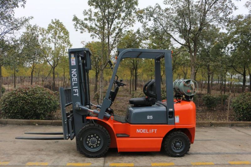 Standing Forklift 2.5 Ton Fgl25 Gasoline or LPG Forklift Standing Forklift