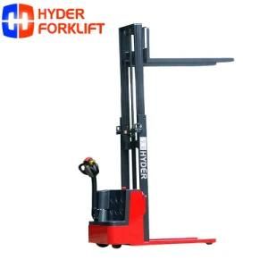1000/1500kg Capacity Electric Walkie Straddle and Fork-Over Stackers