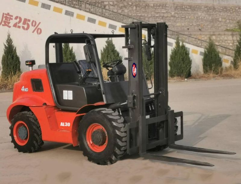 ACTIVE Brand AL30 3ton 4-Wheel Drive Rough Terrain Forklift for Sale
