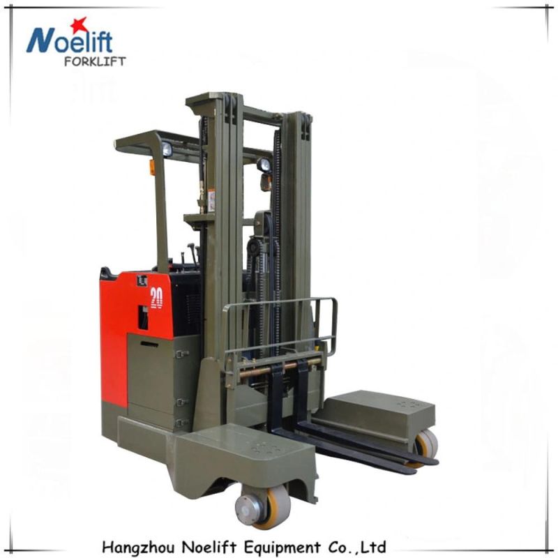 2500kg 4 Way Electric Reach Forklift for Long Materials Carrier