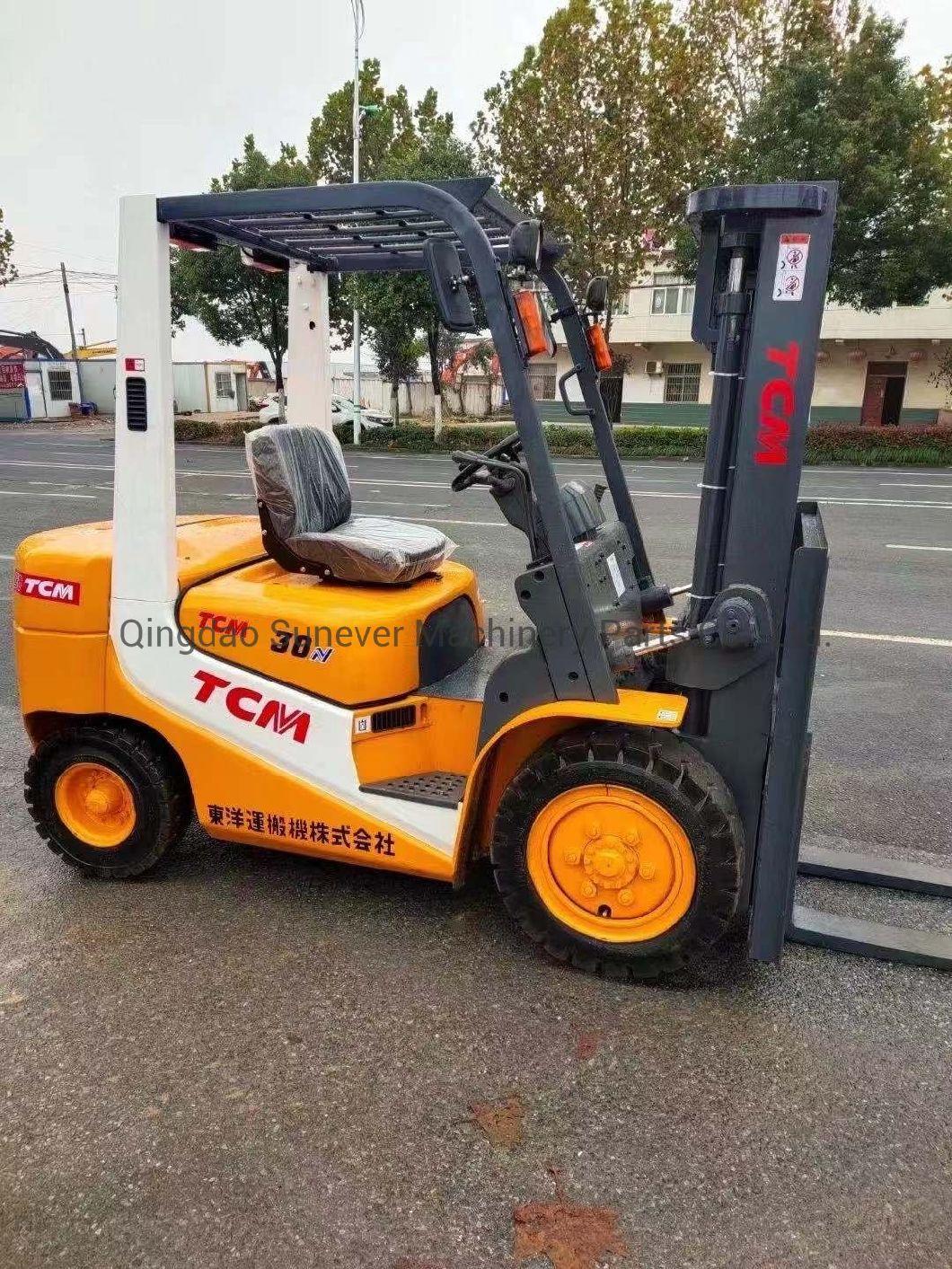 3 Ton Max. Lifting Height 3m Used Tcm Diesel Forklift