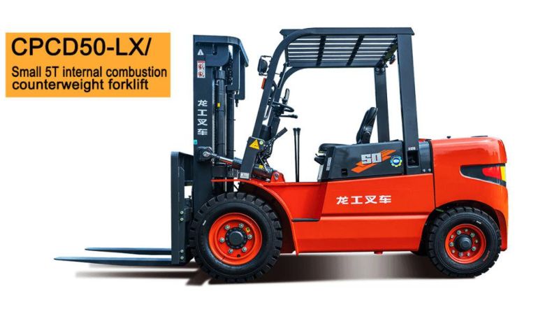 China Supplier 4000/4500/5000 (Kg) Diesel Forklift Rough Terrain Forklifts Loader