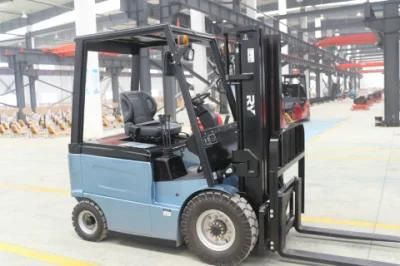 4-Wheel 2.5t Electric Forklift with Chinese Battery