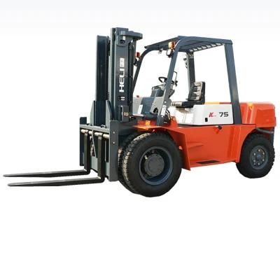 Cpcd75 7.5ton 8 Ton Diesel Engine Heli Forklift Price