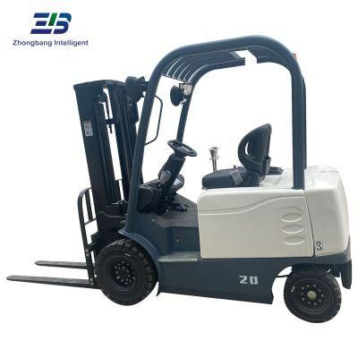 Manufacture 2ton Electric Forklift Truck Customizable Lifting Height with CE ISO Certificate