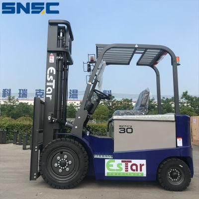 Snsc 3ton Electric Forklift Trucks Battery Lifter Truck