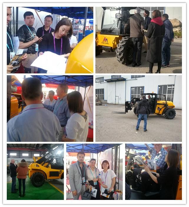 Competitive Price Factory Supply Telescopic Loader Machine 3 Ton 4X4 Telehandler Forklift with CE