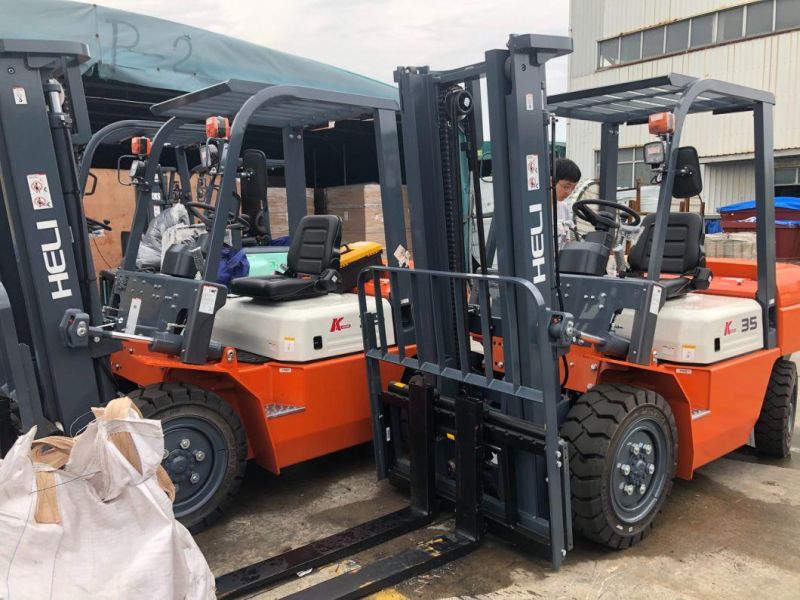 Heli 5ton Diesel/Electric/Battery/Gasoline/LPG Forklift with Spare Parts 5000kg Cpcd50 Cpyd50