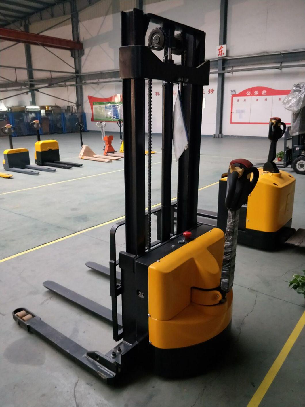 Walkie Behind 1.2t1.5t Walking Electric Pallet Stacker with 3m 3.3m Lifting