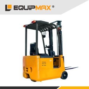 1.0-1.5 Ton Capacity 3-Wheel Small Warehouse Battery Operated Electric Forklift