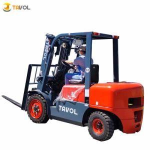 Diesel Forklift 2t 2.5t 3t 3.5t 4t 5t Forklift Loader with 2/3 Stages Mast