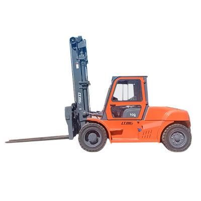 China Hot Sale Hydraulic Diesel Forklift 10ton 11ton 12ton Heavy Diesel Forklift with Cabin