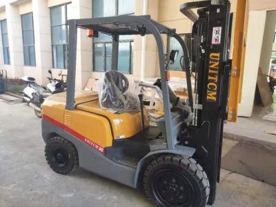 Unitcm Mini Counterbalanced Warehouse Diesel Forklift Truck