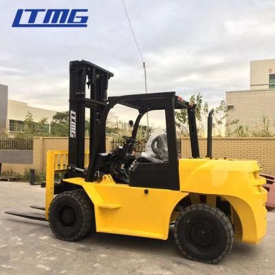 China Container Fork Lift Truck 7 Ton Diesel Forklift with Fork Positioner