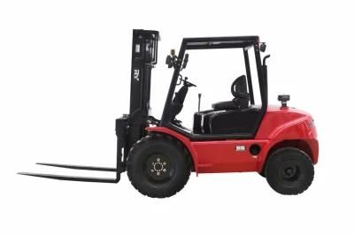 3.5t Rough Terrain Forklift with Yanmar 98 Diesel Engine 3500kg