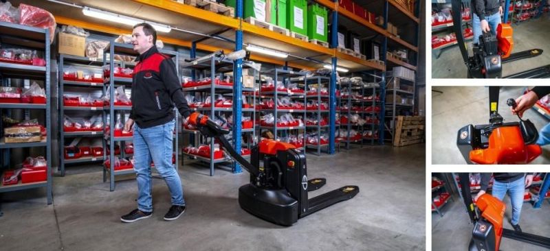 1.8 Ton Li-ion Electric Pallet Truck with Plug & Play Battery