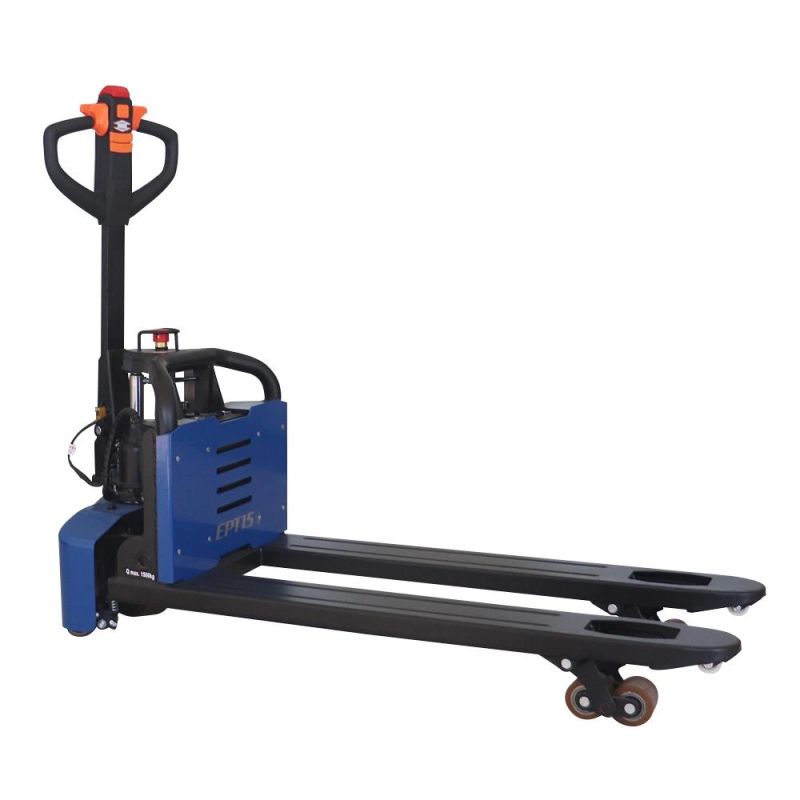 OEM Factory 1.5ton 1500kg Lithium Battery Walkie Pedestrian Mini Economical Full Electric Pallet Jack for Warehouse