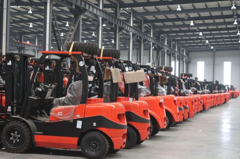 China Warehouse 2.5t 3t 3.5t 5t 7t 10t LPG Gasoline Electric Diesel Japanese Isuzu Engine Forklift Truck with Best Price for Sale