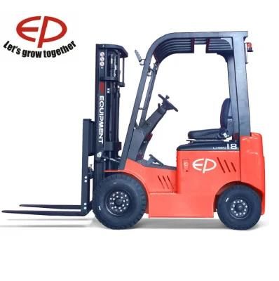 Ep (2020 new) 1.8ton Four Wheel Lithium-Ion Battery Compact Size Forklift Efl81