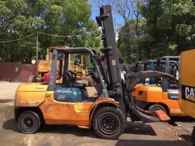 Best Condition Japan Original Toyota 50 Forklift Used Toyota 50 Forklift in Good Condition for Sale