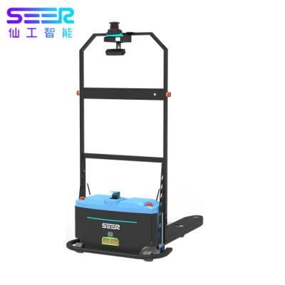 Good Price Electromagnetic Brake Laser Slam Automatic Navigation, Walking Driving Electric Forklift