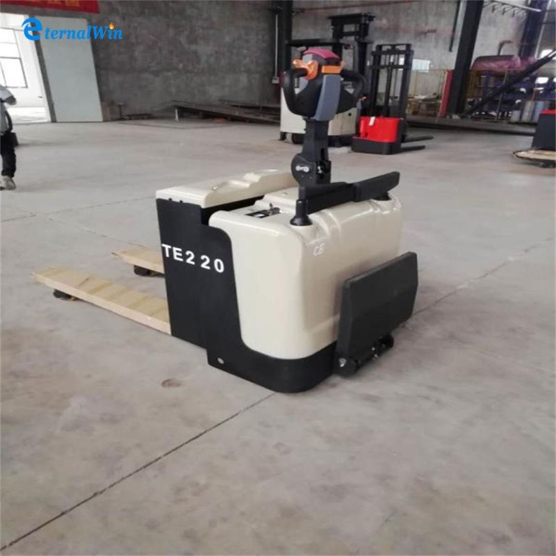 1.5ton 1500kg Heavy-Duty Full Electric Pallet Truck with Lithium Battery Forklift