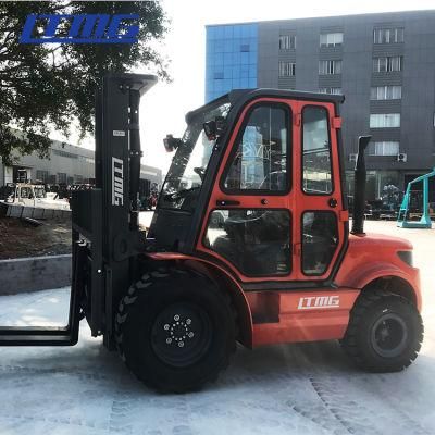 Mini Terrain Fork Lift Ltmg 2.5ton 3ton 3.5ton 4ton 2.5 Ton 3 Ton 3.5 Ton 4 Ton 4 X 4 Low Fork Lift Forklift