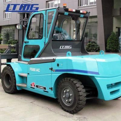 Ltmg Battery Forklift 8ton 8000kg Battery Forklift 8 Ton Electric Big Forklift with AC Motor for Sale