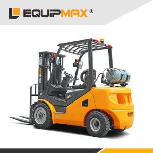 3ton Counterbalanced Gas LPG Forklift with 4.5m Container Mast